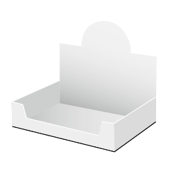 Displaykarton für Regalpräsentation